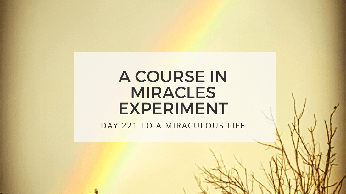 lesson 221 to a miraculous life