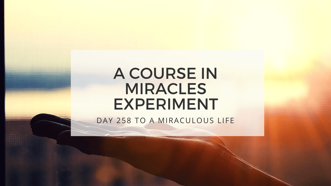 lesson 258 to a miraculous life